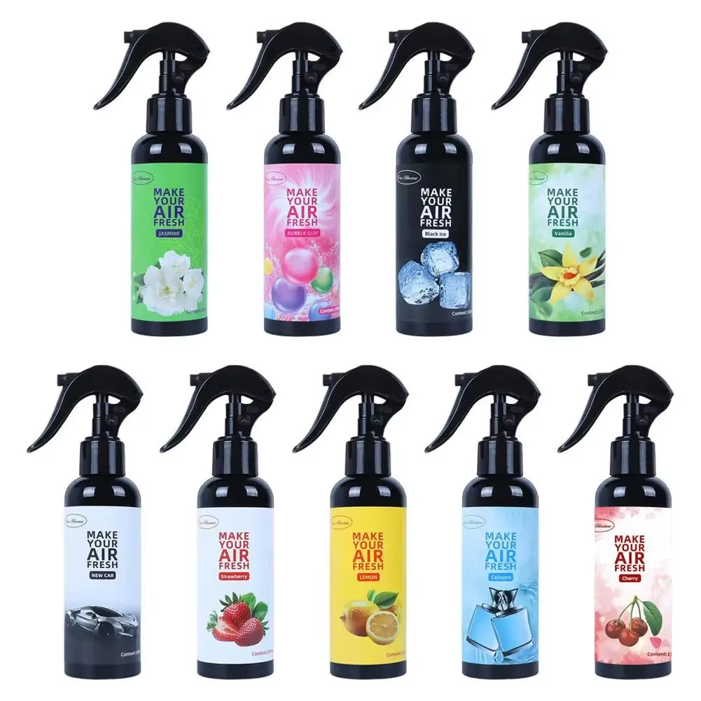 150ML Vehicle Mounted Air Freshener Hand Spray Perfume Long-Lasting Air Freshener Household Air Purification Deodorant Spray