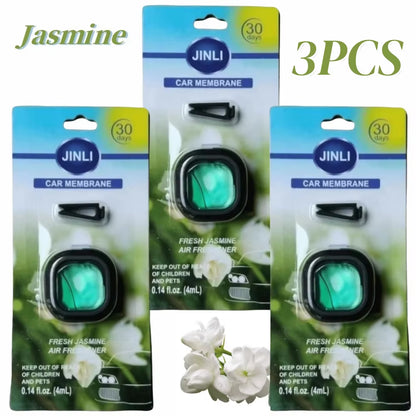 Long-Lasting Car Air Freshener Vent Clip Essential Oil Scented Odor Eliminator 0.14Oz Alcohol-Free Fragrance for Fresh Car Smell