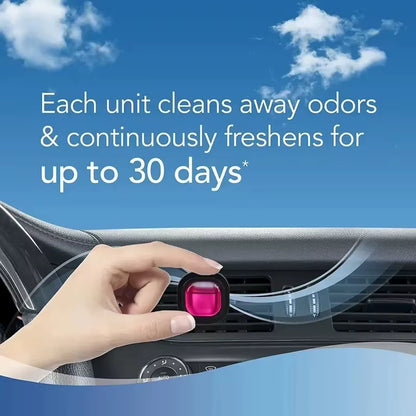 Long-Lasting Car Air Freshener Vent Clip Essential Oil Scented Odor Eliminator 0.14Oz Alcohol-Free Fragrance for Fresh Car Smell