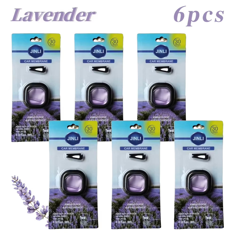 Long-Lasting Car Air Freshener Vent Clip Essential Oil Scented Odor Eliminator 0.14Oz Alcohol-Free Fragrance for Fresh Car Smell