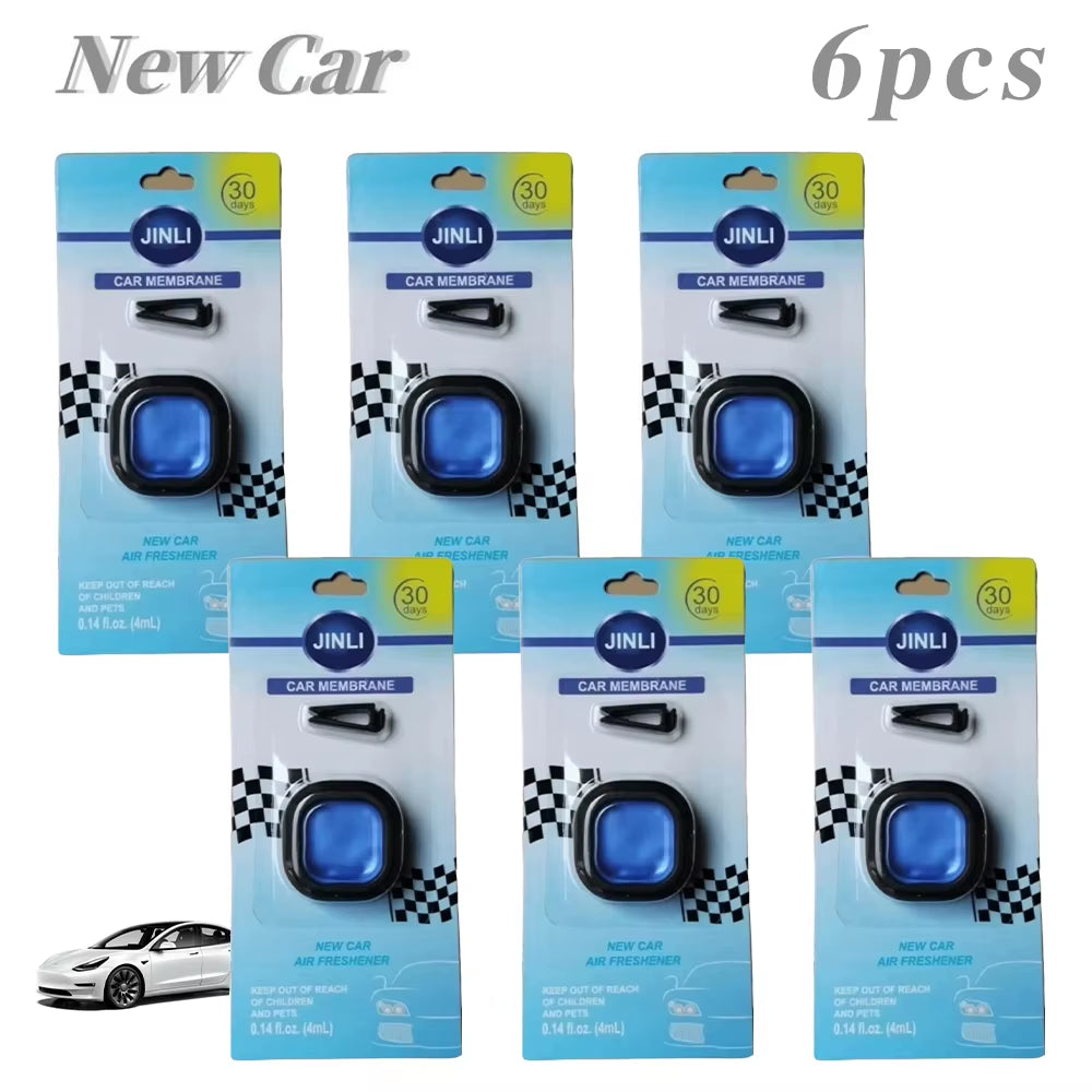 Long-Lasting Car Air Freshener Vent Clip Essential Oil Scented Odor Eliminator 0.14Oz Alcohol-Free Fragrance for Fresh Car Smell