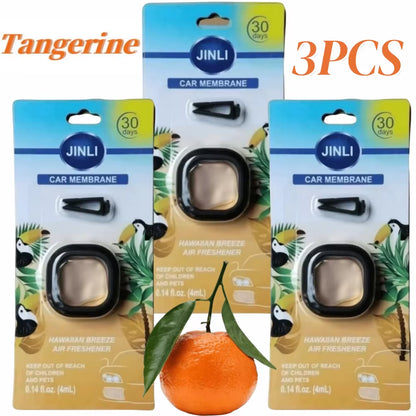 Long-Lasting Car Air Freshener Vent Clip Essential Oil Scented Odor Eliminator 0.14Oz Alcohol-Free Fragrance for Fresh Car Smell