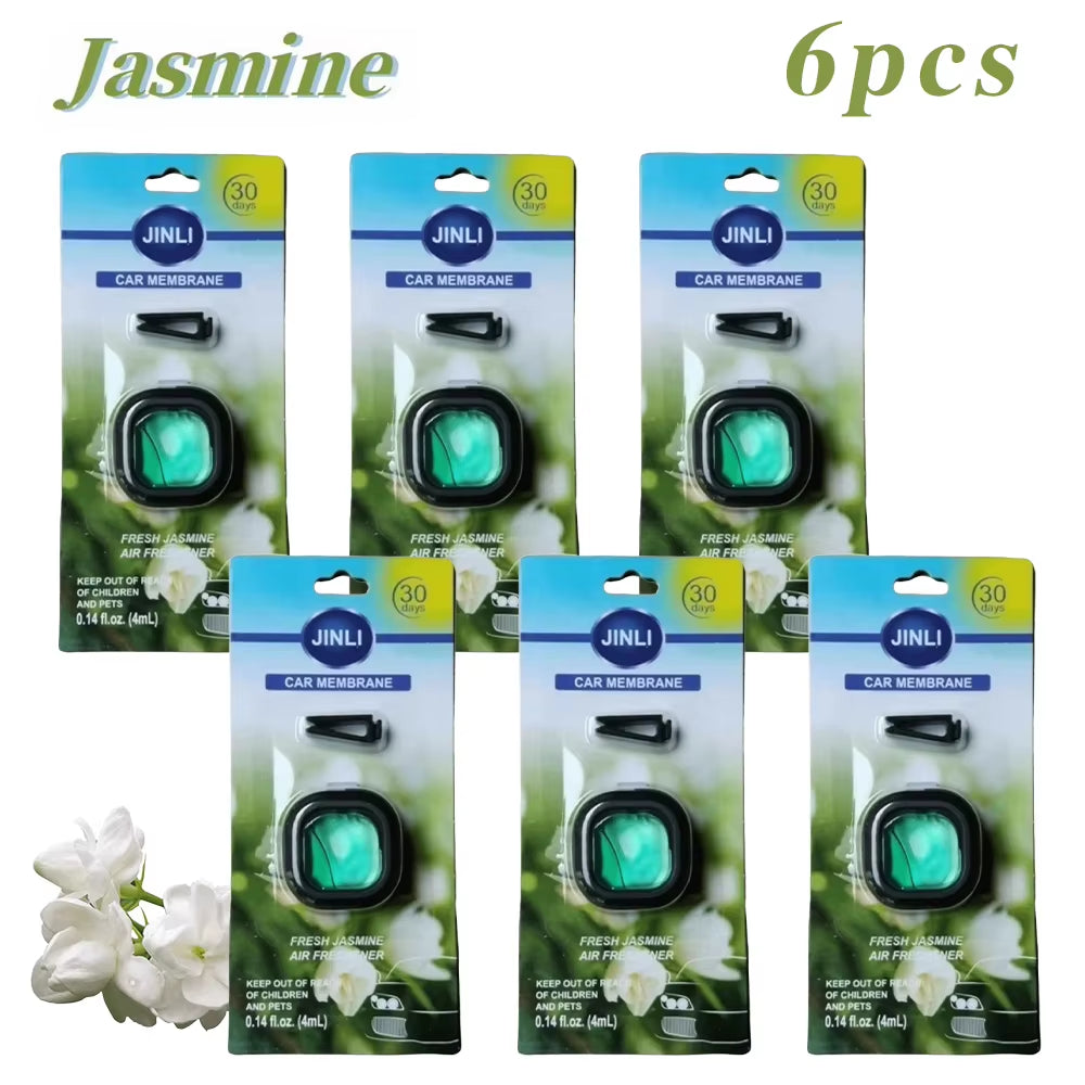 Long-Lasting Car Air Freshener Vent Clip Essential Oil Scented Odor Eliminator 0.14Oz Alcohol-Free Fragrance for Fresh Car Smell